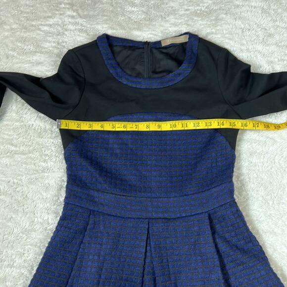 Blue check fit and flare dress, size small - Picture 5 of 9
